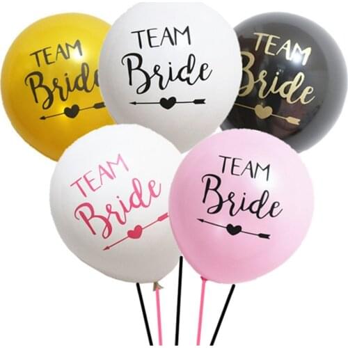 12inch Hen Party Theme Balloons Team Bride Balloons Hen Party Accessories Shower Wedding Party Decorations Bachelorette Supplies