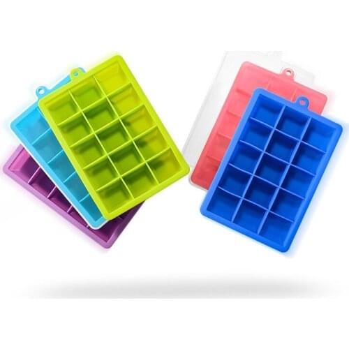 15 Home Kitchen Ice Cube DIY ice Cube Mold ice grid Summer Drinks Molds
