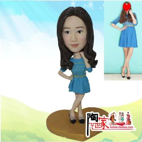 2019 Sale Real Brinquedos Anime wedding Toys Minions Personalized Custom Polymer Clay Doll From Pictures Christmas Gift Pre-sale