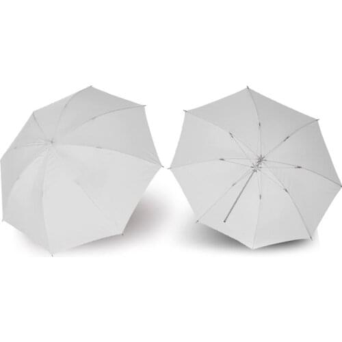 Photo Studio Accessories 33in / 83cm Studio Flash Translucent White Soft Umbrella for All Studio Flash