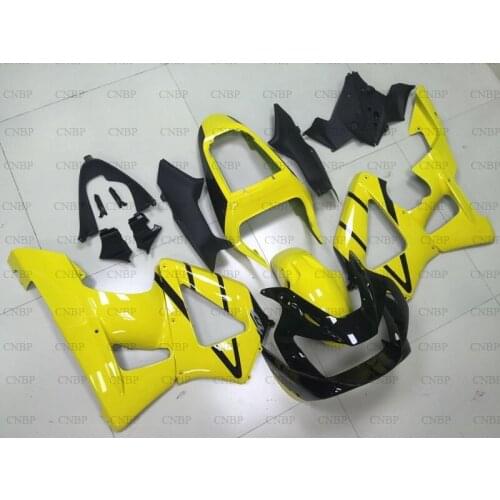 CBR 929RR 2000 - 2001 Fairings CBR929RR 2000 Body Kits CBR900 929 01 Yellow Black Body Kits