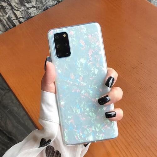 Dream shell pattern is suitable for Samsung note20 mobile phone case samsung galaxy note 20ultra s21plus case anti-fall case