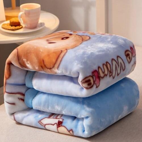 Baby Blankets Cartoon Thicken Double Layer Coral Fleece Infant Swaddle Keep Warm Deken Owl Printed Newborn Baby Bedding Blanket