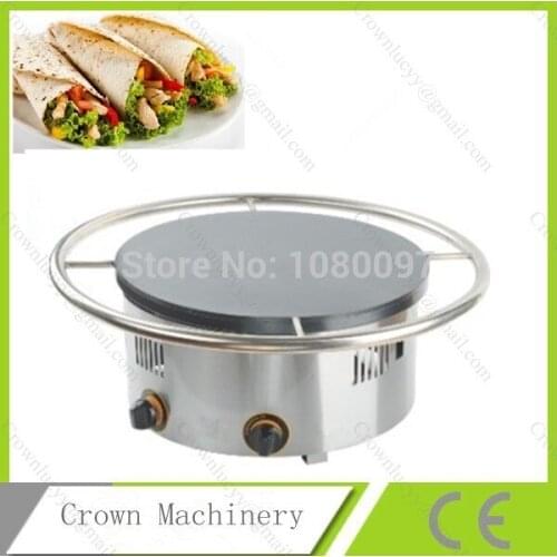 Gas rotated Pancakes crepe machine;crepe maker baker machine