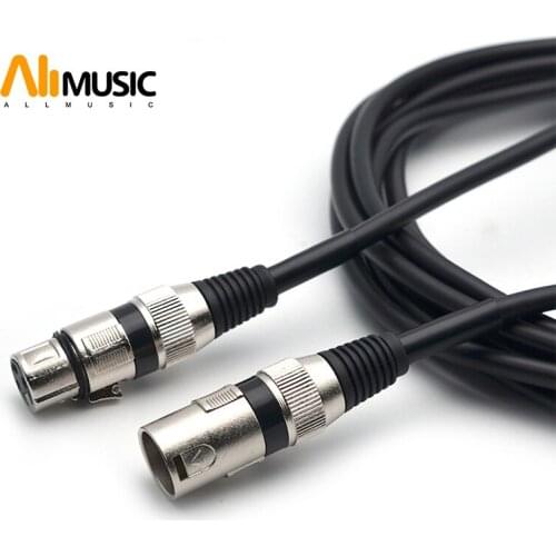 JOYO Instrument Cable Shielded XLR Male to XLR Female plug 15ft Black