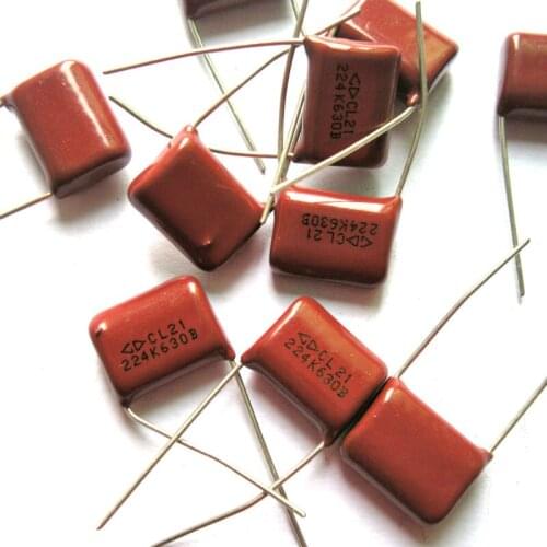 Wholesale and retail 100pc Metallized Polypropylene Film Capacitor 0.22uF 630V for vintage radio amps free shipping