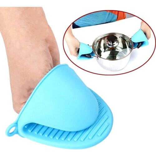 Household Cartoon Crocodile Kitchen Silicone Gloves Cooking Gloves Heat Resistant Oven Mitts Baking Accessories Kitchen Items