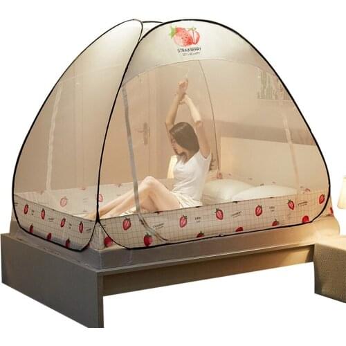 Mongolian yurt free installation nets new 1.5m bed 1.8 m 1.2 m encryption thickening home single or double apply