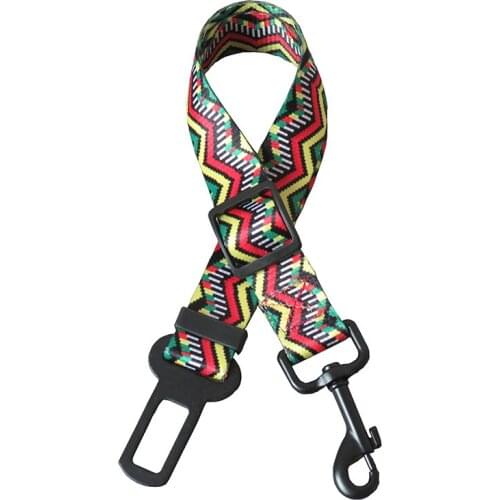 Soft Cat Dog Pet Safety Car Vehicle Straps Seat Belt Adjustable Collar Leash Harness Leads Rope For Small Medium Pet Accessories