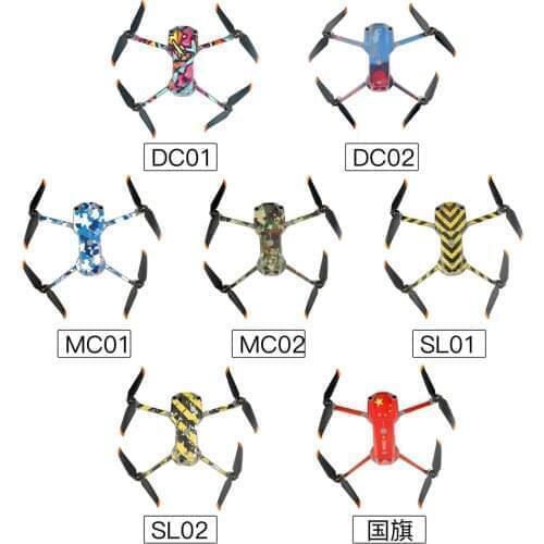 Sticker For DJI MAVIC Air 2S Drone Body/Battery/Drone Arm/Remote Control PVC Protective Stickers Accessories