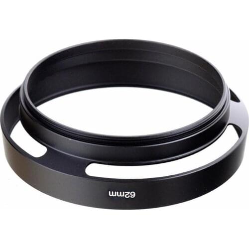 Wholesale metal hollow hood 62mm oblique hollow hood suitable for 62mm standard fixed focus lens ultra light