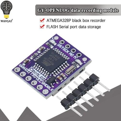 WAVGAT Openlog Serial Data Logger Open Source Data Recorder ATmega328 Support Micro SD for arduino
