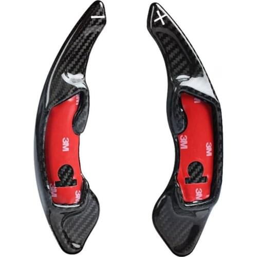 Carbon Fiber Steering Wheel Shift Paddle Shifter Fit For Subaru BRZ Forester Outback XV Legacy Impreza Toyota 86 FR-S