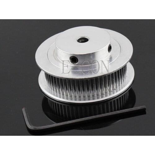 GT2 Timing Pulley Alumium 60 Teeth Bore 5mm/12mm Teeth width 11mm for Width 10mm GT2 Timing Belt and 3D Printer Stepper Motor