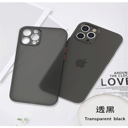 Stylish Frosted Solid Color Phone Case For iPhone 12 11 Pro XS MAX XR X 8 7 Plus SE 20 Soft TPU Ultra-Thin Back Cover Coque Gift