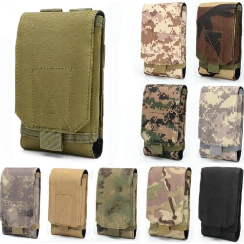 Universal Phone Bag Outdoor Camouflage Waist Packs Tactical Army Cell Phone Holder Sport Belt Waterproof Sport Hunting Camo Bag