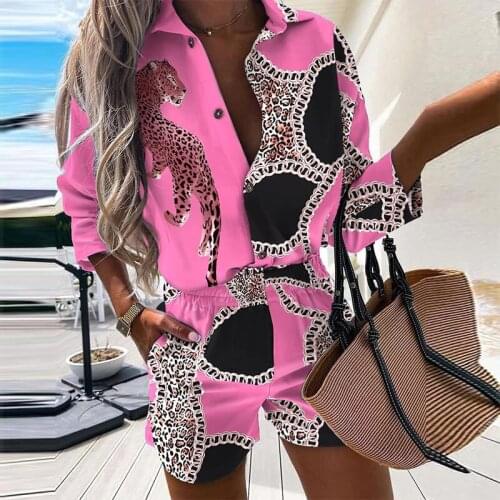 2021 Fall Single-breasted Lapel Top Suit Ladies Casual Fashion Suit Striped Womens Long-sleeved Shirt Shorts Suit