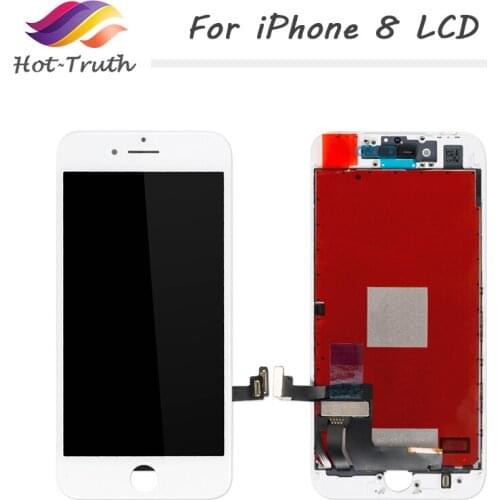 Hot-Truth 50PCS Screen Replacement Parts AAA For Apple iPhone 8 Screen LCD Display Digitize Assembly 3D Touch Screen with Frame