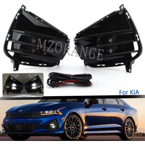 1 set LED DRL Headlight for KIA K5 Optima 2020 2021 LED Daytime Running Light replacement Fog Lamp Driving Light Fog lights