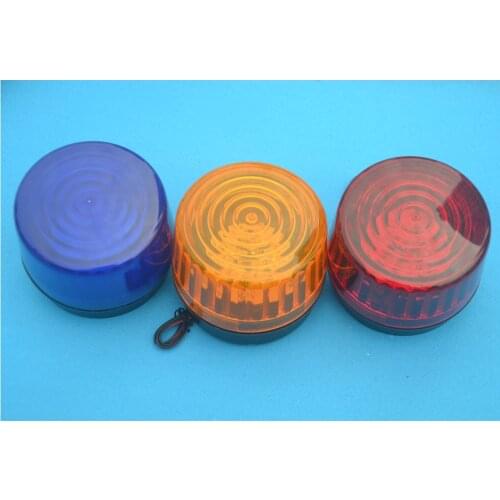 1PC 12V Security Alarm Strobe Signal Warning Light LED Lamp Flashing Light 3 Color For choice