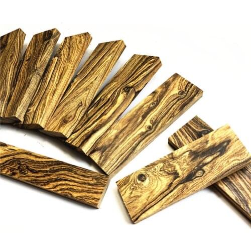 1pcs Wood Material Cordia elaeagnoides A.DC. Handmade Verawood Pick Bracelet Wrist Card Knife handle Material plate wood DIY