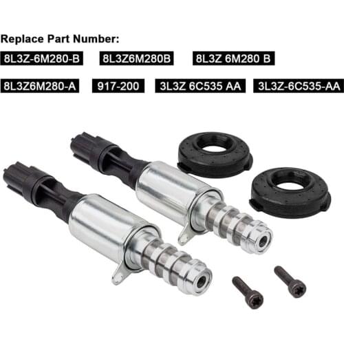 2 Set Camshaft Variable Valve Timing Solenoid Kits for Ford Expedition F150 Mustang 4.6L 5.4L VCT Solenoids 8L3Z-6M280-A