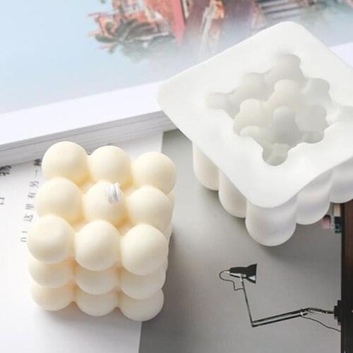 3D Silicone molds For Crafts Rose Flower Candle Mold DIY Handmade Aromatherapy Candle Molds for plaster Candle holder Soap Form