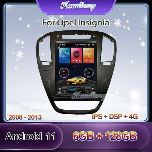 Kaudiony 10.4" Android 10.0 Car Radio For Opel Insignia Buick Regal Car Dvd Multimedia Player Auto GPS Navigation 4G 2008-2013