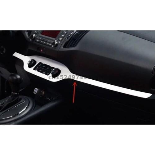 For Kia Sportager 2011-2017 Center Console Air Conditioning Control Switch Cover Trim Car Knobs Sticker Car Styling Accessories