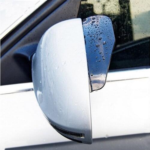 1Pair Car Back Mirror Eyebrow Rain Cover For LADA Priora Sedan sport Kalina Granta Vesta X-Ray XRay