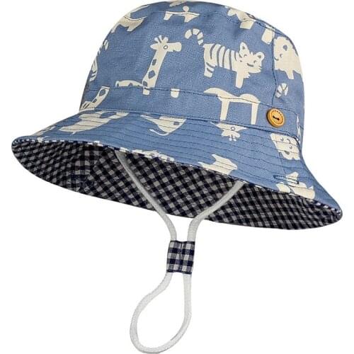 Children Hat Summer Printing Cap For Boys And Girls Kids Sun Caps Cartoon Baby Hats 6 months to 8 years