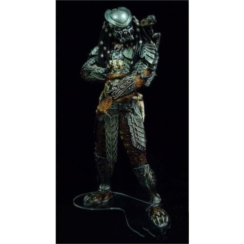 Spot 1/4 Alien Battle Iron-Blooded Warrior CAST Figure White Model GK Handmade Resin Figures Unpainted Kits