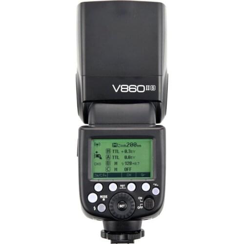 Godox Ving V860II V860II-S E-TTL HSS 1/8000 Li-ion Battery Flash Speedlite for Sony DSLR A7R A7RII A58 A99 A6000 DSLR MIni Shoe