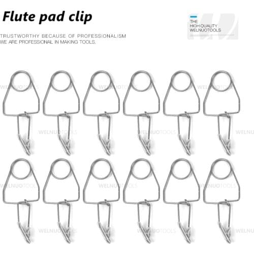 Woodwind instrument repair tools Flute pad clip Replace pad Make indentation tools