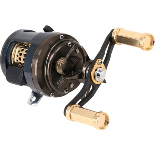 Ice Fishing Drum Reel Surf Casting Round Baitcast Reel Fishing Tackle Fishing Reels Ice Fishing Drum Reel for Fishing