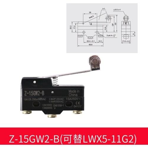 Limit switch travel switch micro switch Z-15GW2-B/LWX5-11G2 silver contacts