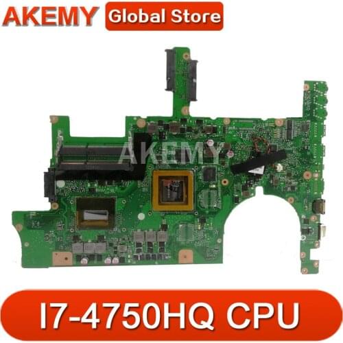 Akemy 90NB0890-R02000 mainboard for ASUS ROG G751JL G751JT G751JY Laptop motherboard w/ I7-4750HQ GTX965M (V2G)