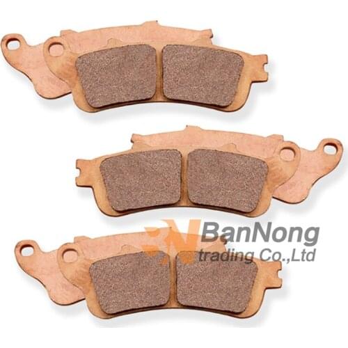 Motorcycle metal sintering brake pads For Honda VFR800 800 Interceptor CBR1100 CBR1100XX Blackbird ST1100 ST1300 GL1800 Goldwing