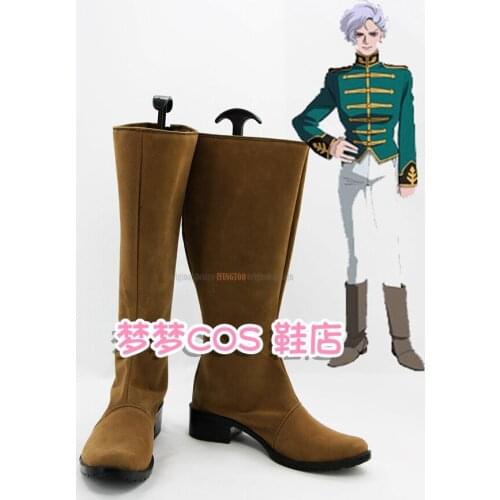 Mobile Suit Zeta Gundam Angelo Sauper Anime Characters Shoe Cosplay Shoes Boots Party Costume Prop