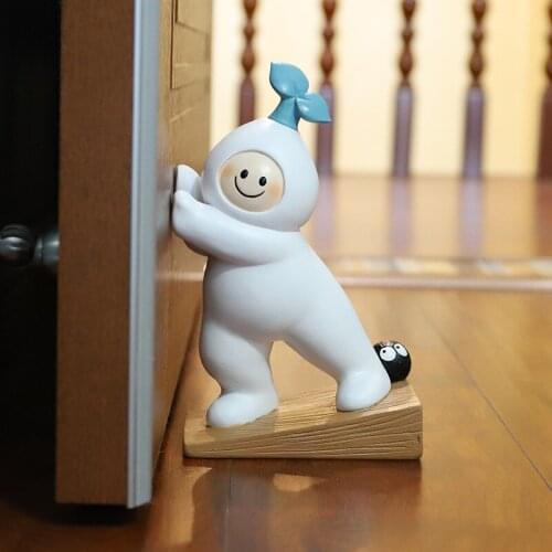 Cartoon radish Home door stopper Creative resin handicraft ornaments
