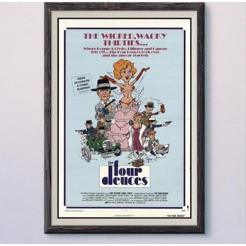 N435 THE FOUR DUCES Vintage Classic Movie Wall Silk Cloth HD Poster Art Home Decoration Gift