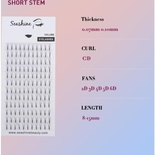 Seashine Lash Extension Premade Volume Fans Lashes Russian Volume Lashes Extensions Makeup tools Faux Mink Eyelash Extension