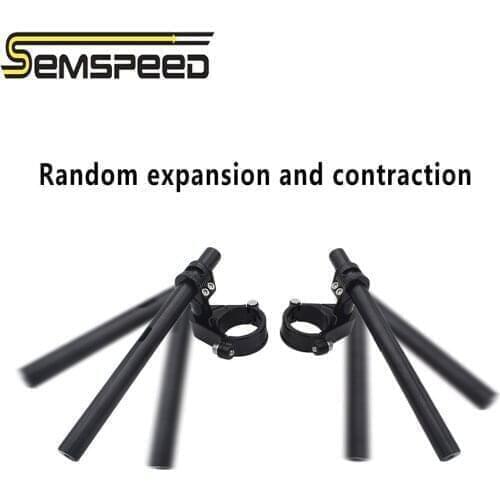 Handlebar Adjustable Solid 48mm 51mm 53mm 58mm For BMW R1250GS R1200GS LC ADV R1200RT R1200R R1200RS Separate Handlebar Black