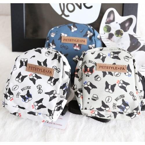 Pet Dog Bag Backpack Outdoor Travel Carrier For Dog Puppy Cat with Chest Rope Harness Leashes Set Pet Bags Shoulder Pet Carrier