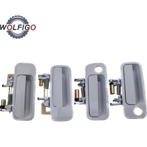 WOLFIGO White Front Rear Left Right Outside Door Handle 69210-AA010 69220AA010 69240YC030 69230AA010 for Toyota Camry 1997-2001
