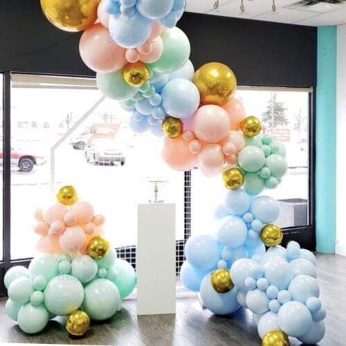 15pcs 10inch 2.3g Pink Macaron Latex Balloons Helium Mixed Colors Wedding Balls Baby Girl Birthday Party Valentines Day Decor