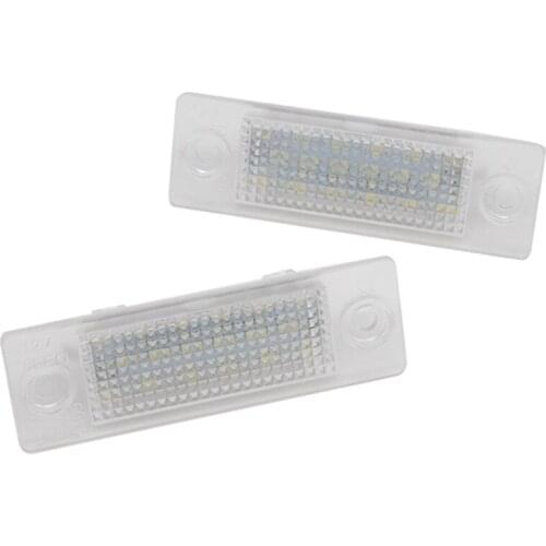 2Pcs/Set License Plate Light For Volkswagen Passat B5 Limousine B6 Combi LED Light For Car License Number Plate Light Lamp