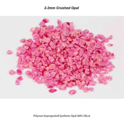 20 gram/lot) Free shipping Top sale 2mm-3mm Wholesale Pink Synthetic Opal Crushed for Nail Opal Power for love gift