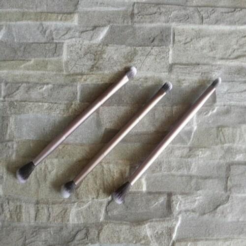 500pcs/lot Single double head aluminium tube eye brush eye shadow brushes Professional Cosmetic Make up Brush tools