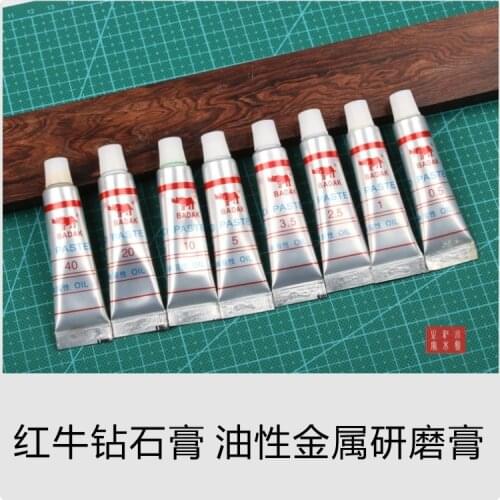 W0.5-W20 5pcs lot orginal diamond paste Glass, ceramics, hard alloys, natural diamonds, precious stones polishing paste